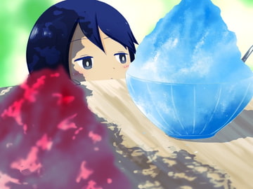 夏と青 [まくらくら]