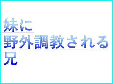 妹に野外調教される兄 [n]