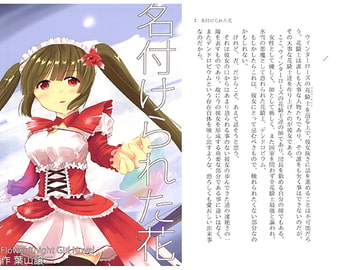 名付けられた花 [空走科学]