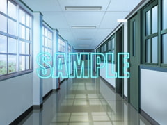 背景素材:学校廊下1 [少年舎]