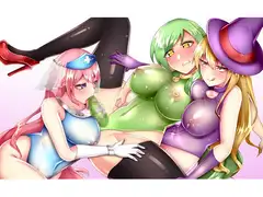 【レズ逆レ○プ】エルフの触手レオタード責め