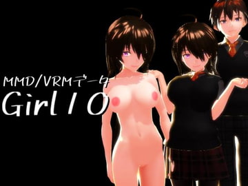 MMD/VRMデータ Girl10 [MoonCat]
