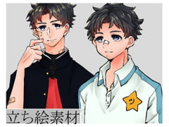 少年立ち絵 [まろま]