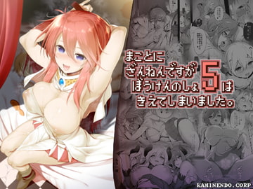 まことに ざんねんですが ぼうけんのしょ5は消えてしまいました。 [KAMINENDO.CORP]