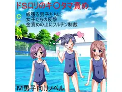 ドS○リがクラスの男子を金責め支配!『金責め○リ姫エリナ』【玉責め】【短小責め】【CFNM】【ミックスファイト】