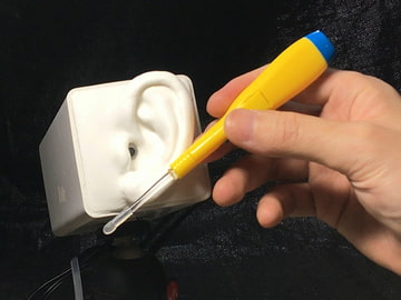 【声なし】シリコン製の耳かきでゆっくり耳かき / SR3D [umino ASMR]