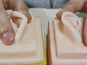 【声なし】4種類の耳マッサージ (+1種類の耳を塞ぐ音) [umino ASMR]