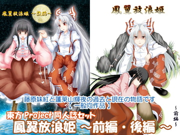 東方Project同人誌セット 「鳳翼放浪姫 ～前編・後編～」 [光と魔法工房]