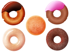 ドーナツ組み合わせ素材 [おにかしま]