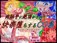 肉触手に絶頂かされて快楽堕ちするCG集<魔法騎士触手快楽地獄>