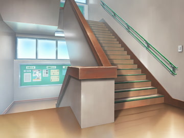 学校の階段 [Creative Freaks]
