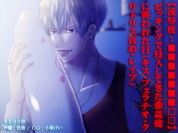 【凌○度:■■■■■■■□□】ピッキングで侵入してきた強○魔に襲われた日(キス・フェラチオ・クリトリス責め・レ○プ) [強制凌辱・M女組曲[Black penis]]