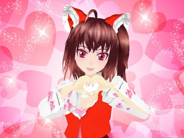 3Dモデル「みこむすめ」 [らぶり～えんじぇる]