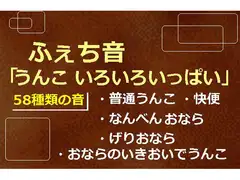 ふぇち音「うんこ いろいろいっぱい」普通うんこ げりおなら なんべん 快便
