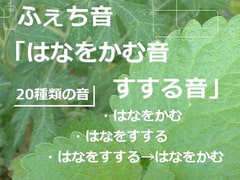 ふぇち音「はなをかむ音 すする音」20種類の音 [にくきゅう ぽこ]