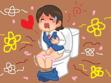 ウンコボール排泄!ポンポンポン!自分のウンコにアナル開発されちゃう女の子! [オナラプップー]