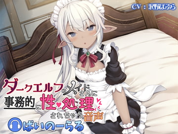 ダークエルフのメイドさんに事務的に性処理されちゃう音声 ばいのーらる [なつのれん]