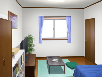 フリー背景素材 住宅 部屋2 [アトリエてっち]