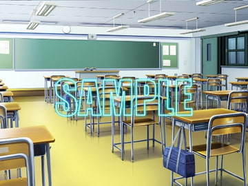背景素材:学校教室1 [少年舎]