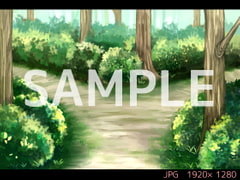 森 分かれ道 昼【ゲーム背景素材】 [USAGI STORE]