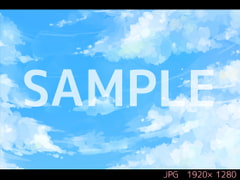 青空 昼【ゲーム背景素材】 [USAGI STORE]