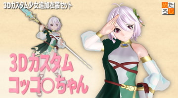 3Dカスタム少女用追加衣装セット  "3Dカスタム コッコ○ちゃん" [MetaLogic]