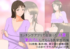 マッチングアプリで出会った人妻に筆おろししてもらう大学生の俺 [o2st]