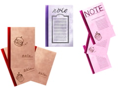 ノートの表紙イラスト素材 [おにかしま]