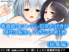 素直姫とツンデレ巨乳お付きが現代に転生してきた!?  <総集編>