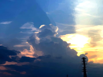 sky wall [朝焼け]