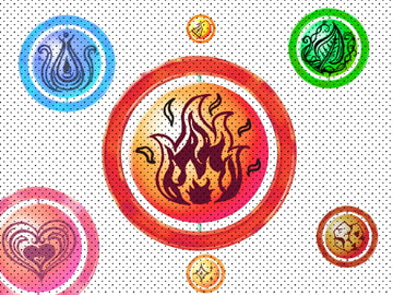 エンブレムブローチ属性版 [おにかしま]