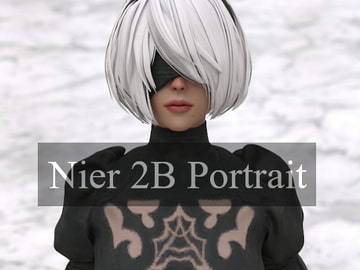 nier 2B portrait [superheroinexx]