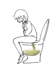 少女の下痢