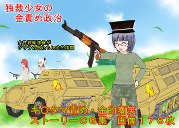 『独裁少女の金責め政治』 独裁者「超姉貴」となった少女が親衛隊女性隊員らと逆らう男たちに玉責め○問する話【キ〇タマ責め】【金的嘲笑】 [うさロボ屋]