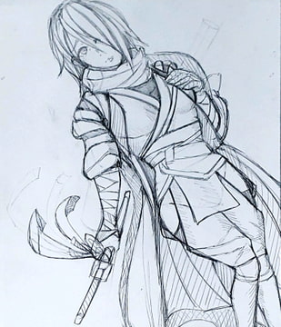 城咲Noa画集0.5〈落書きI編〉 [月世界の勿忘草]