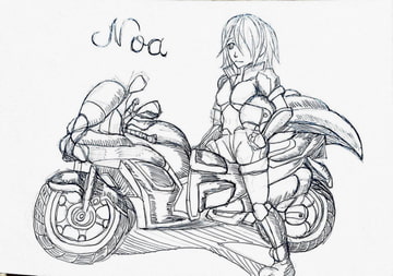 城咲Noa画集0.6〈落書きII編〉 [月世界の勿忘草]