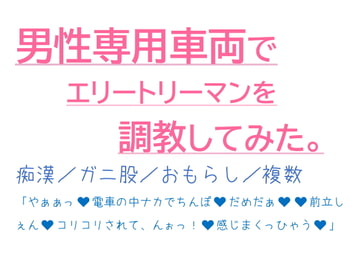 男性専用車両でエリートリーマンを調教してみた。 [とろろ汁]