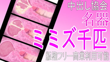 【版権フリー】名器「ミミズ千匹」中出し射精断面図ザーメン精子エロアニメ素材セット【商業利用可能】 [中出し協会]