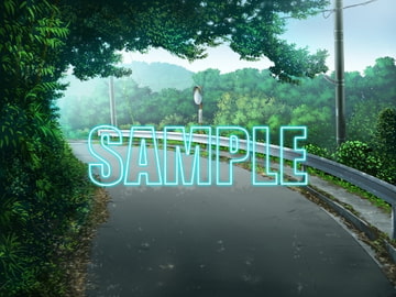 背景素材:田舎道2 [少年舎]
