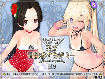 3Dカスタム少女データ集 王立冒険者アカデミー 追加パック09 [408]