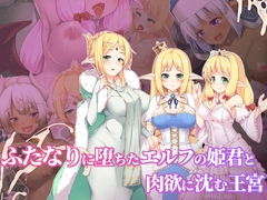 ふたなりに堕ちたエルフの姫君と肉欲に沈む王宮 [ドダメ屋さん]