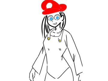 マリオの擬人化 [up_gif]