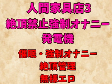 人間家具店3～絶頂禁止強○オナニー発電機～ [珍宝院]