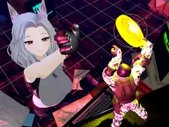 巨大娘と協力するVR