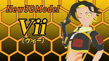 【3Dアバター】vii(ヴィー)【VRM】 [3Dモデルショップ「キャベットオーツ」]