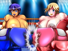 地下ボクシングヘビー級対決01 [緑茶]