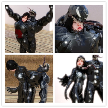 シンビオートヴェノムブライドエイダ [ADS3D]