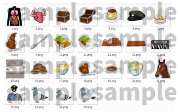 いろいろなイラスト画像25種類詰め合せ3 [Mslash]