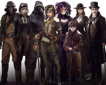 スチームパンク立ち絵素材集 [Clark & Company]