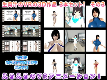 生肉汁のVRの3D作品 3本セット! その3 [生肉汁]